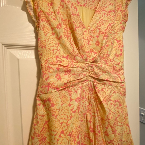 Derek Lam Collective Paisley Floral Flare Short Dress Size 40 medium - Picture 5 of 15